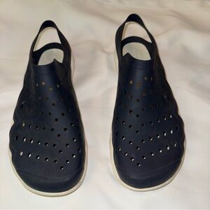CROCS Navy Perforated Athletic Shoes
